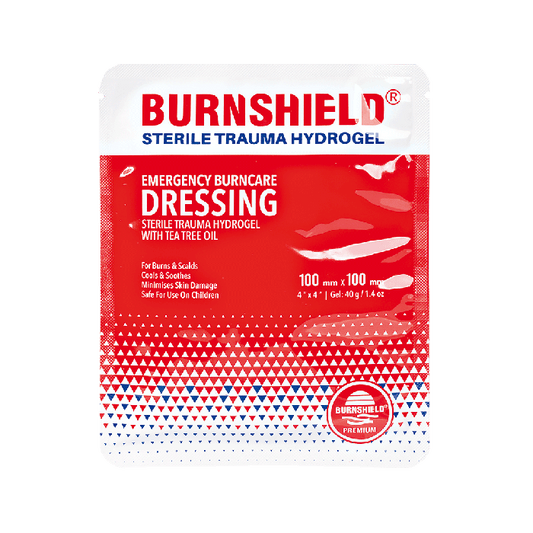Burnshield hydrogel-schuimverband, steriel, 10 x 10 cm