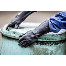 NITRAS BLACK BARRIER, handschoenen voor chemische bescherming, zwart