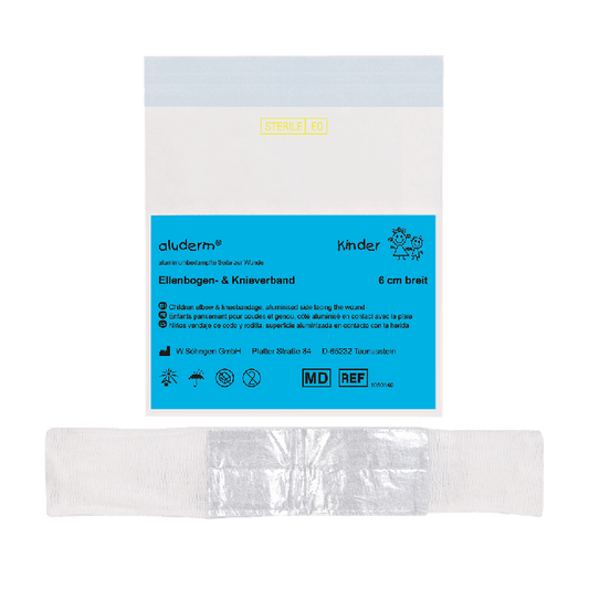 aluderm® elleboog- en knieverband voor kinderen, 6 cm