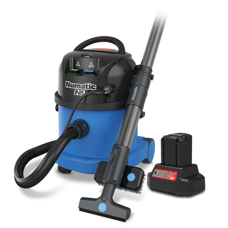 Numatic accu-sproei-extractieapparaat CTB370NX/1 X-Tract, blauw, accessoireset CTX170 | Pak (1 stuk)