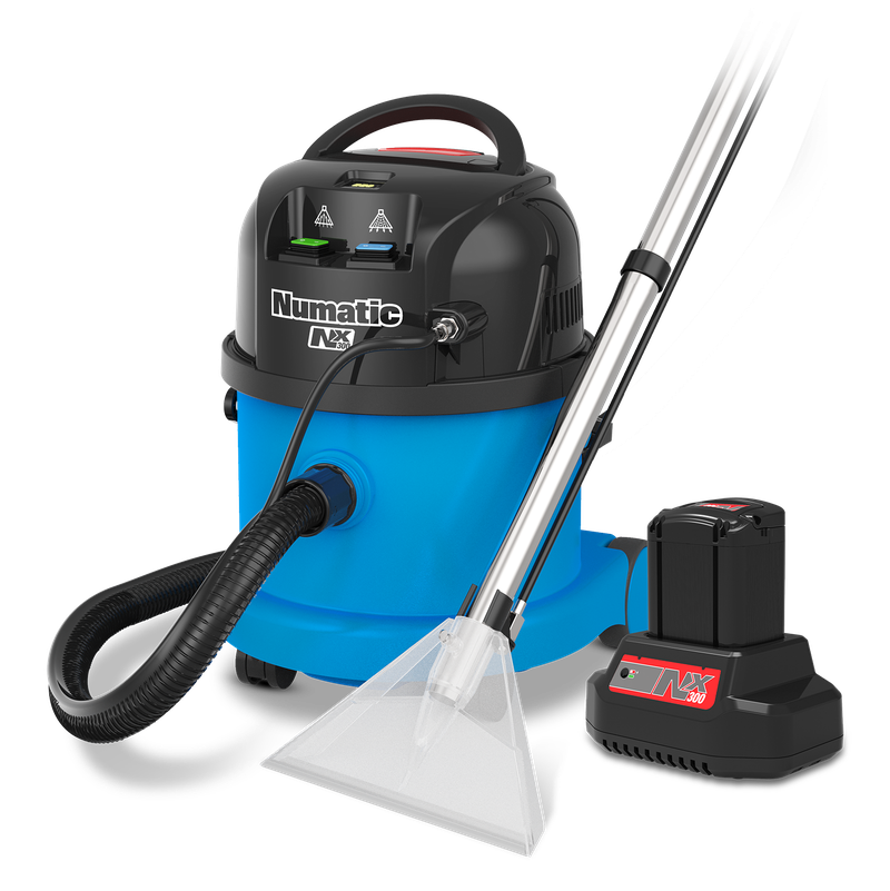 Numatic battery spray extraction device CTB370NX/1 Carpet, blue, accessory set A40B(B) | Pak (1 stuk)