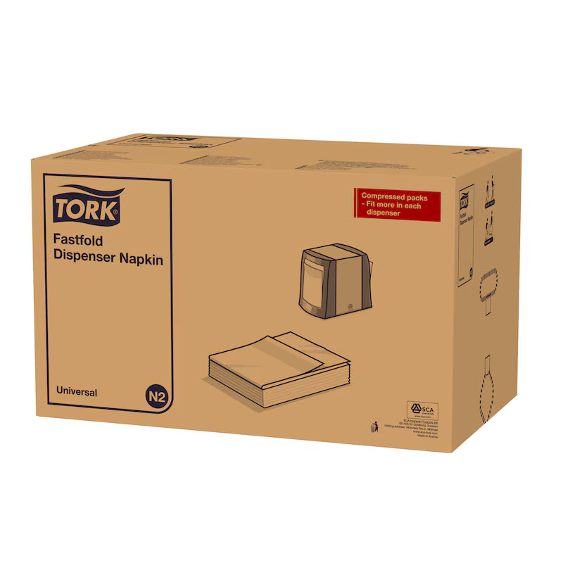 Fastfold Wit Dispenserservet | Pak (300 vellen)