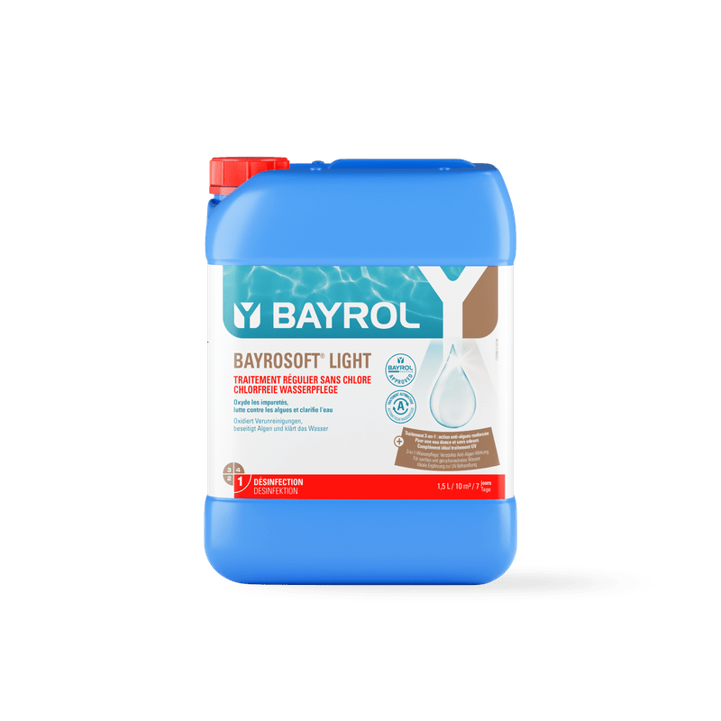 BAYROL Bayrosoft® Light 20 L op basis van actieve zuurstof voor desinfectie