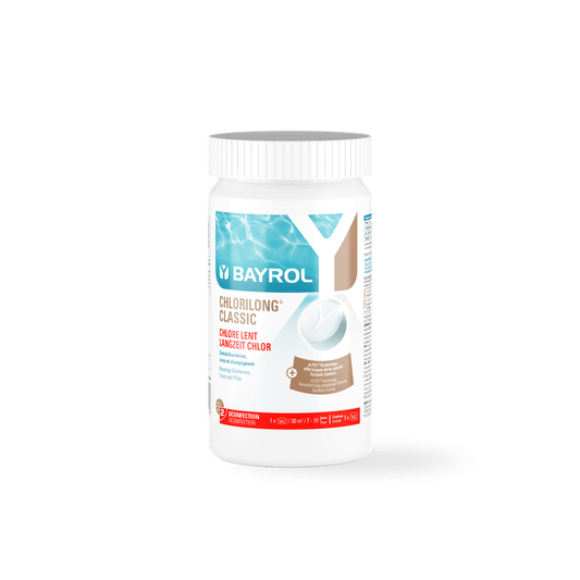 BAYROL Chlorilong® CLASSIC langzaam oplossende chloortabletten voor zwembaden