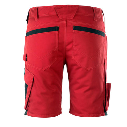 MASCOT® Stuttgart korte broek, rood/zwart
