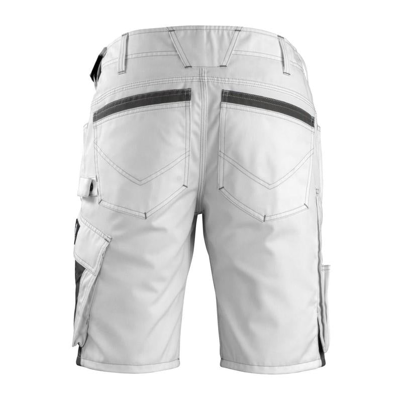 MASCOT® Stuttgart korte broek, wit/donker antraciet