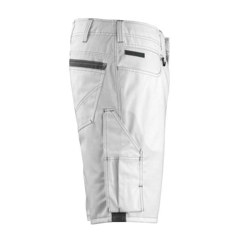 MASCOT® Stuttgart korte broek, wit/donker antraciet