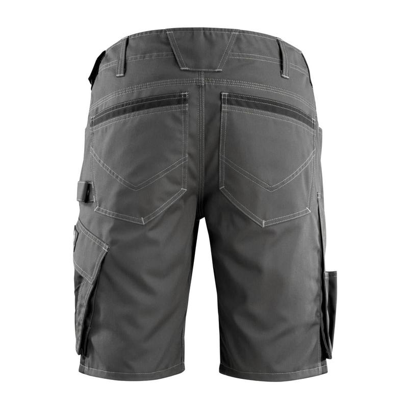 MASCOT® Stuttgart korte broek, donker antraciet/zwart