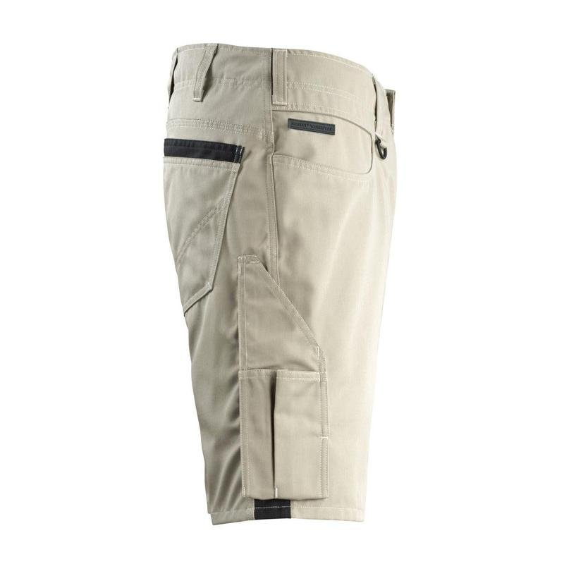 MASCOT® Stuttgart korte broek, lichtkaki/zwart