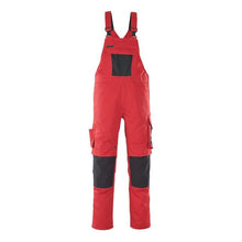 MASCOT® tuinbroek Leipzig, rood/zwart