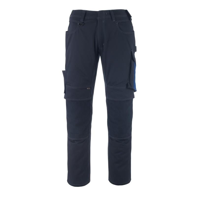 MASCOT® Erlangen broek, zwartblauw/maïsblauw
