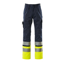 MASCOT® Patos broek, marineblauw/signaleringsgeel