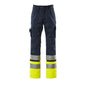 MASCOT® Patos broek, marineblauw/signaleringsgeel