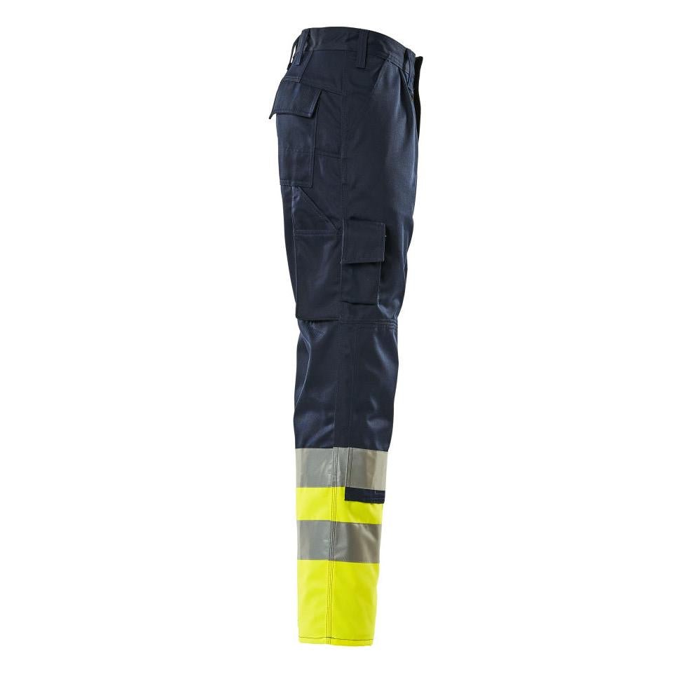 MASCOT® Patos broek, marineblauw/signaleringsgeel