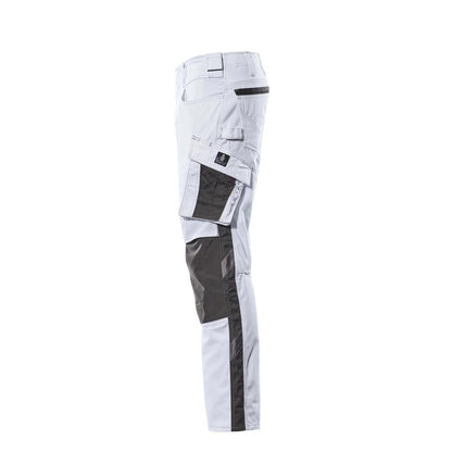 MASCOT® Mannheim broek, wit/donker antraciet