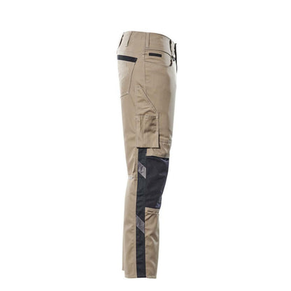 MASCOT® Mannheim-broek, lichtkaki/zwart