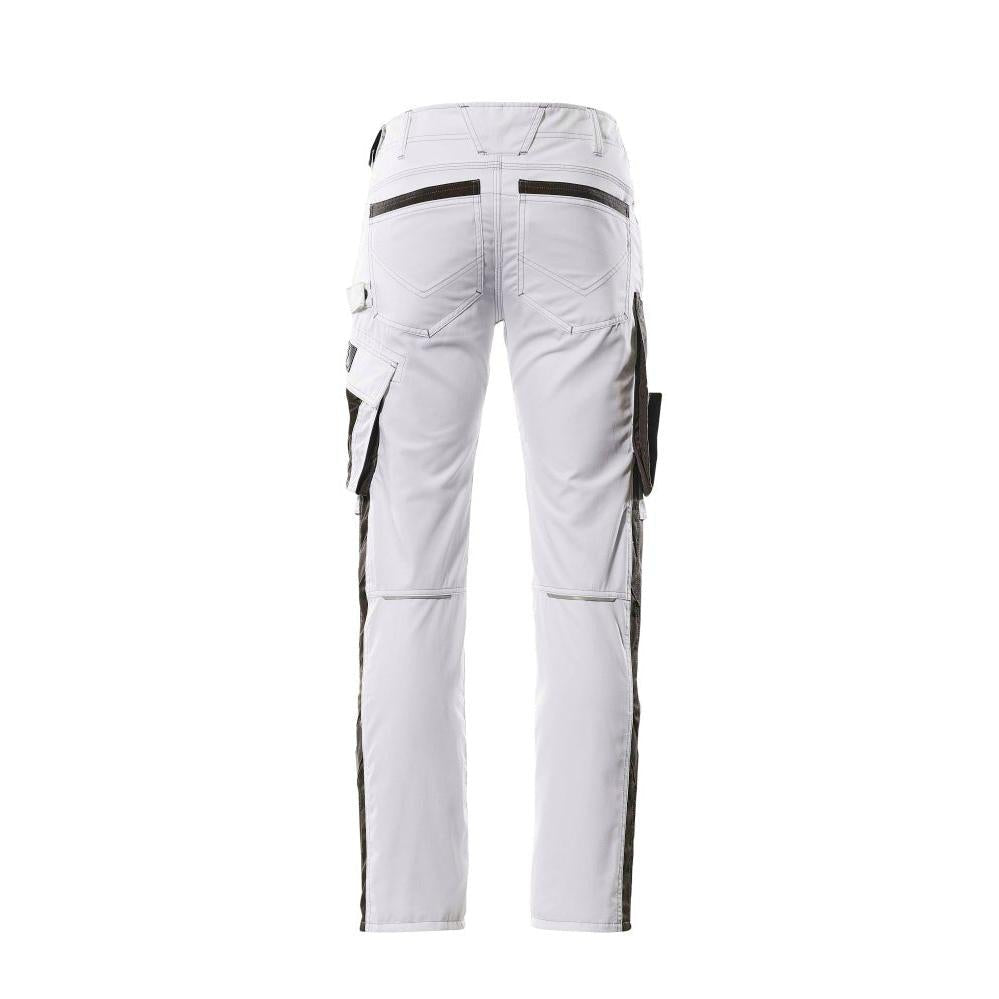 MASCOT® Lemberg broek, wit/donker antraciet