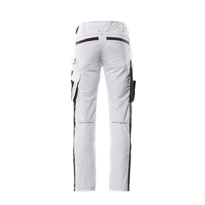 MASCOT® Lemberg broek, wit/donker antraciet