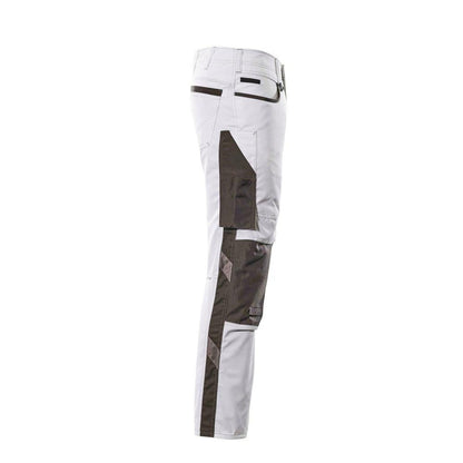 MASCOT® Lemberg broek, wit/donker antraciet