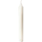 Een verpakking met 30 witte kroonkaarsen (200x22 mm, 100% stearine, 7 uur brandduur) van Duni GmbH staat rechtop voor een witte achtergrond.