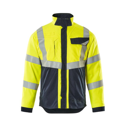 MASCOT® Biel Multisafe werkjas, signalisatie geel/zwart-blauw