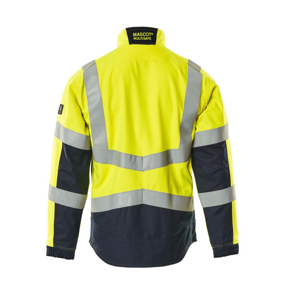 MASCOT® Biel Multisafe werkjas, signalisatie geel/zwart-blauw