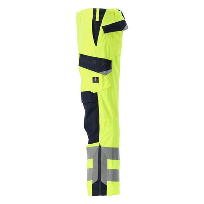 MASCOT® Arbon broek Multisafe, signalisatie geel/zwart-blauw