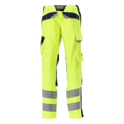 MASCOT® Arbon broek Multisafe, signalisatie geel/zwart-blauw