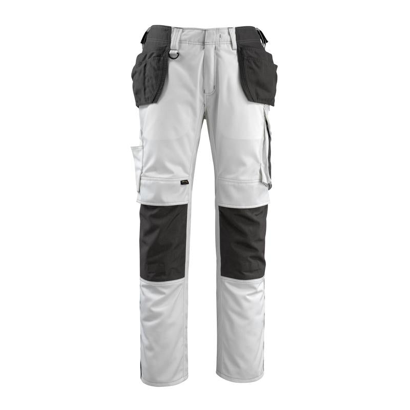 MASCOT® Bremen werkbroek, wit/donker antraciet