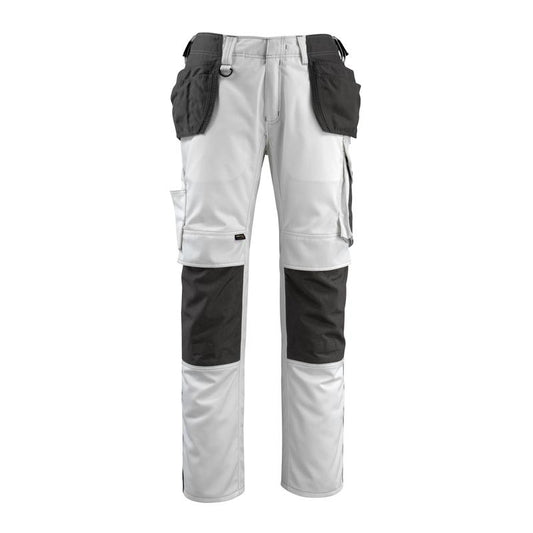MASCOT® Bremen werkbroek, wit/donker antraciet