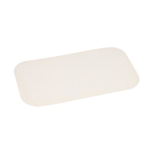 De Starpak 50 inlegdeksels zijn rechthoekige, crèmekleurige, PP-gecoate inlegdeksels (21,8 x 12,3 cm) met afgeronde hoeken op een witte ondergrond. De verpakking bevat 50 stuks in krimpfolie.