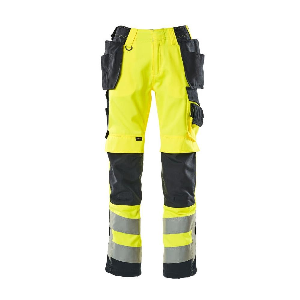MASCOT® Wigan werkbroek, signalisatie geel/zwartblauw