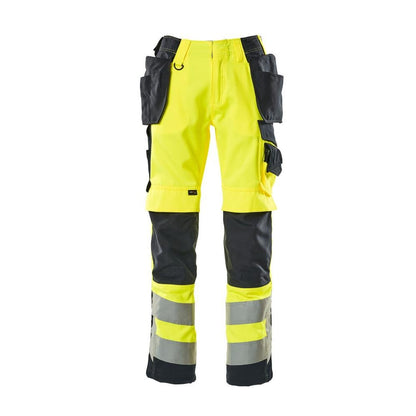 MASCOT® Wigan werkbroek, signalisatie geel/zwartblauw