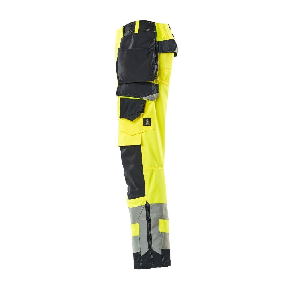 MASCOT® Wigan werkbroek, signalisatie geel/zwartblauw