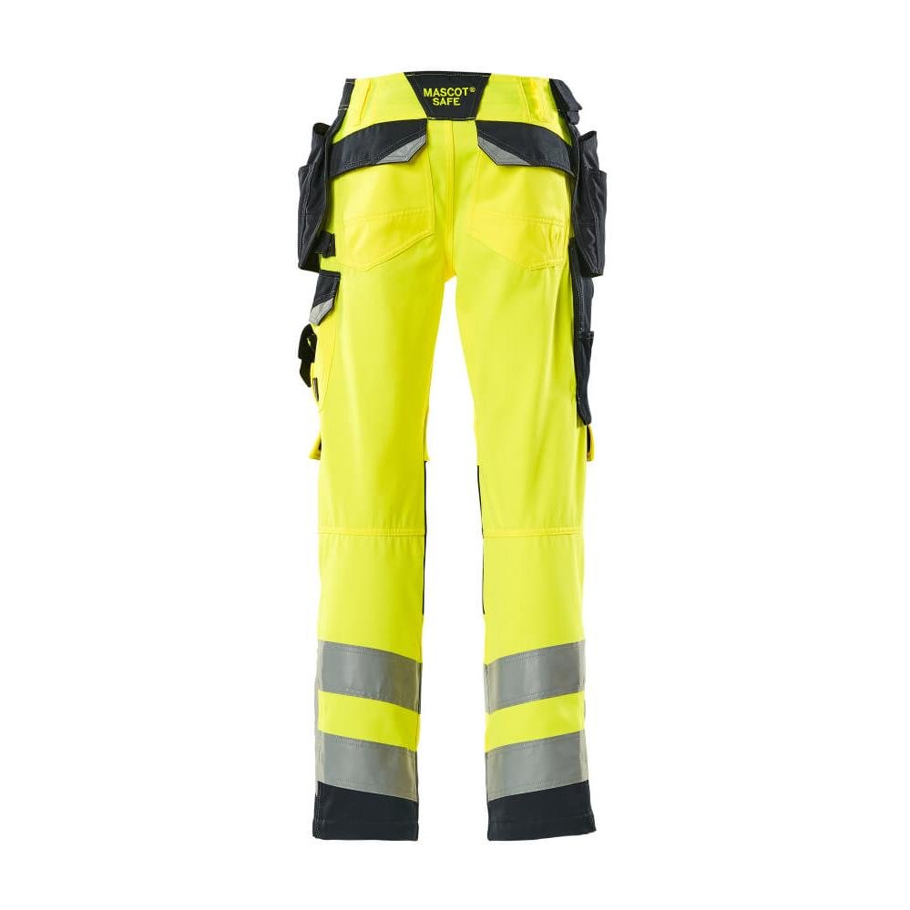 MASCOT® Wigan werkbroek, signalisatie geel/zwartblauw
