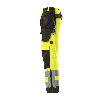MASCOT® Wigan werkbroek, signalisatie geel/zwart