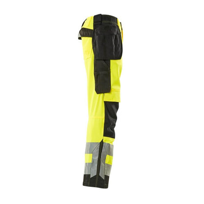 MASCOT® Wigan werkbroek, signalisatie geel/zwart