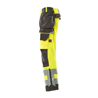 MASCOT® Wigan werkbroek, signalisatie geel/donker antraciet