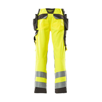 MASCOT® Wigan werkbroek, signalisatie geel/donker antraciet