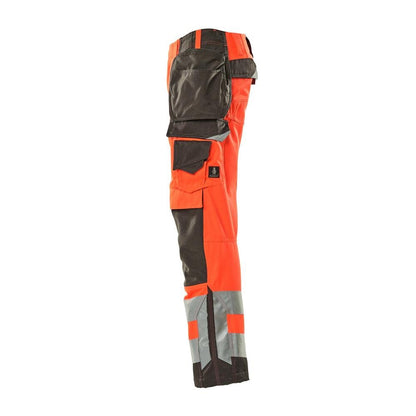 MASCOT® Wigan werkbroek, signalisatierood/donker antraciet