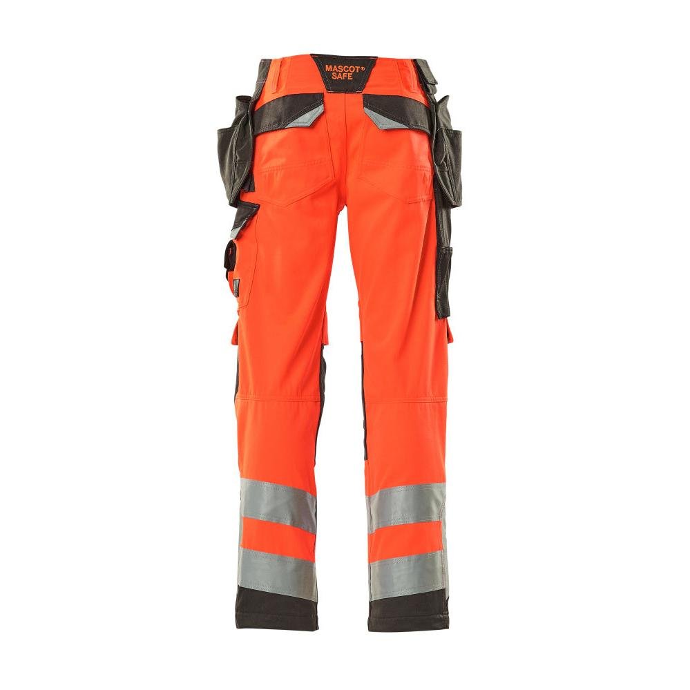 MASCOT® Wigan werkbroek, signalisatierood/donker antraciet