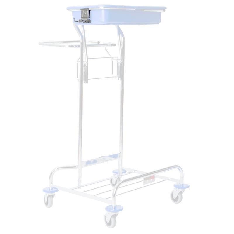 VERMOP houder met 2 haken, RVS, 6 x 7 x 7 cm