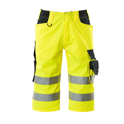 MASCOT® Luton driekwartbroek, signalisatie geel/zwart-blauw