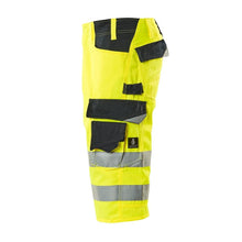 MASCOT® Luton driekwartbroek, signalisatie geel/zwart-blauw