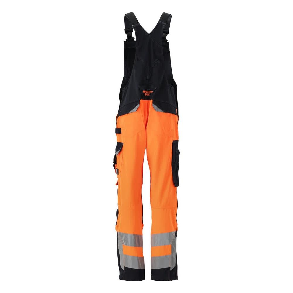 MASCOT® Newcastle tuinbroek, signalisatie oranje/zwartblauw