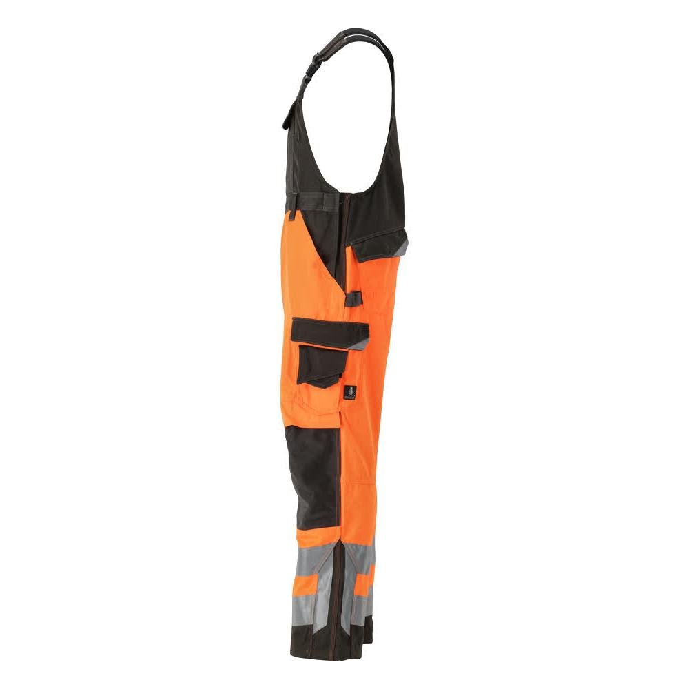 MASCOT® Newcastle tuinbroek, fluo oranje/donker antraciet