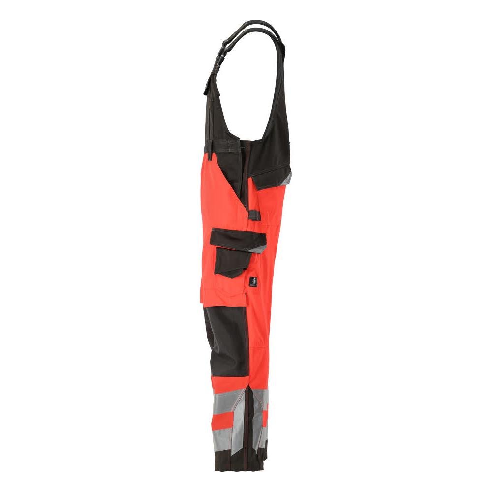 MASCOT® Newcastle tuinbroek, signalisatie rood/donker antraciet
