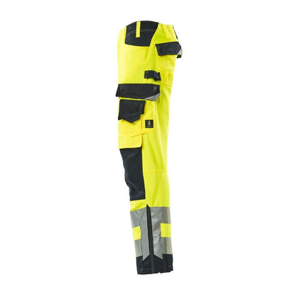 MASCOT® Kendal broek, signalisatie geel/zwart-blauw