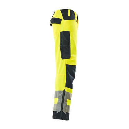 MASCOT® Kendal broek, signalisatie geel/zwart-blauw