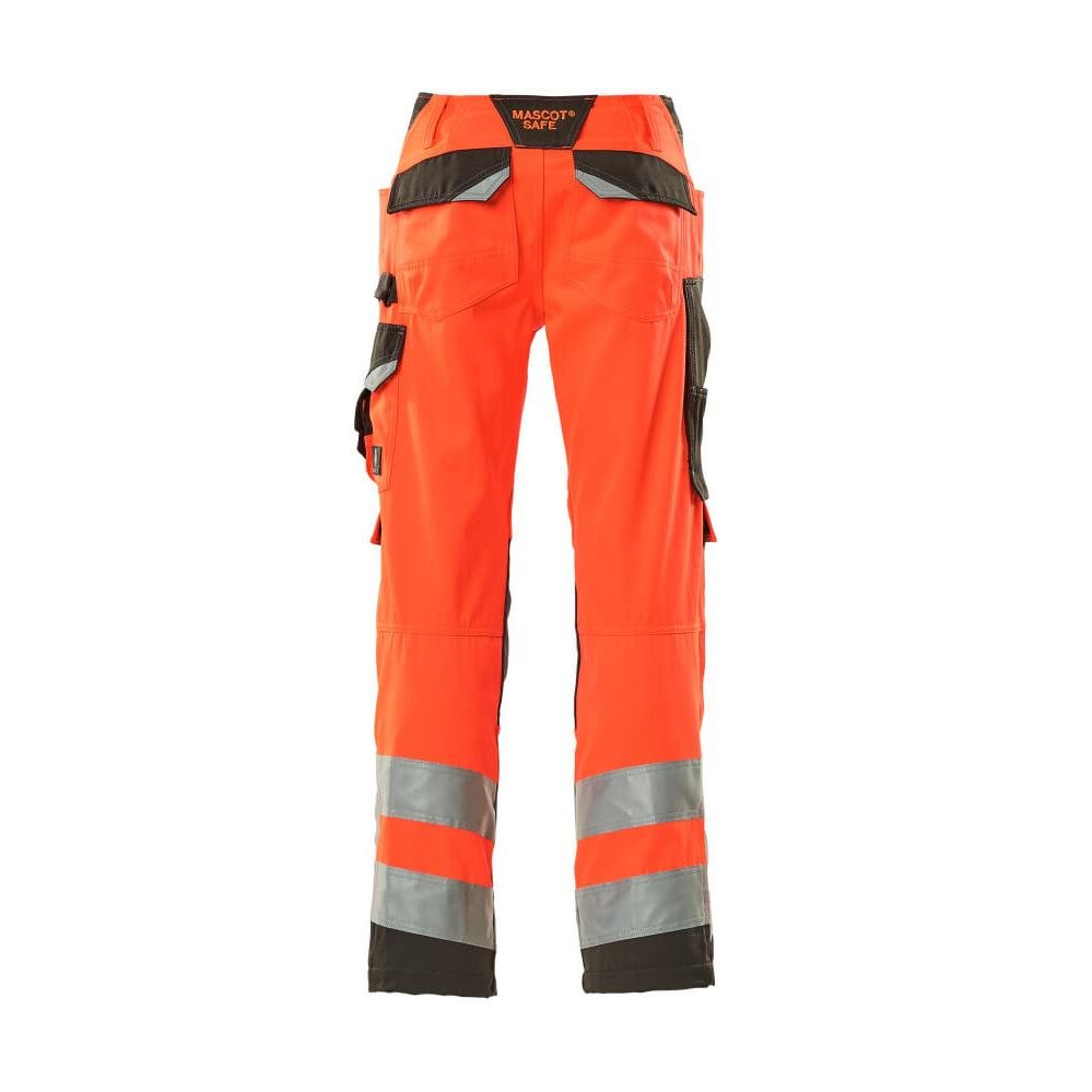 MASCOT® Kendal broek, signalisatie rood/donker antraciet